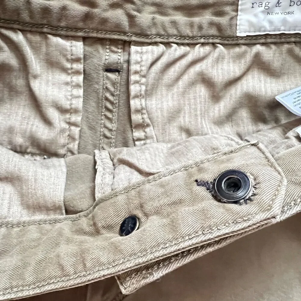Rag & Bone Mid Rise Chino Men's Size 28 Army Green